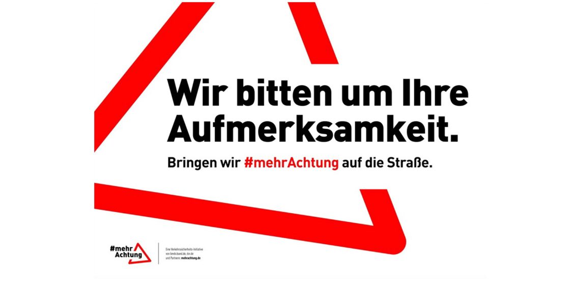 Aufmerksamkeit Wir bitten um Ihre Aufmerksamkeit